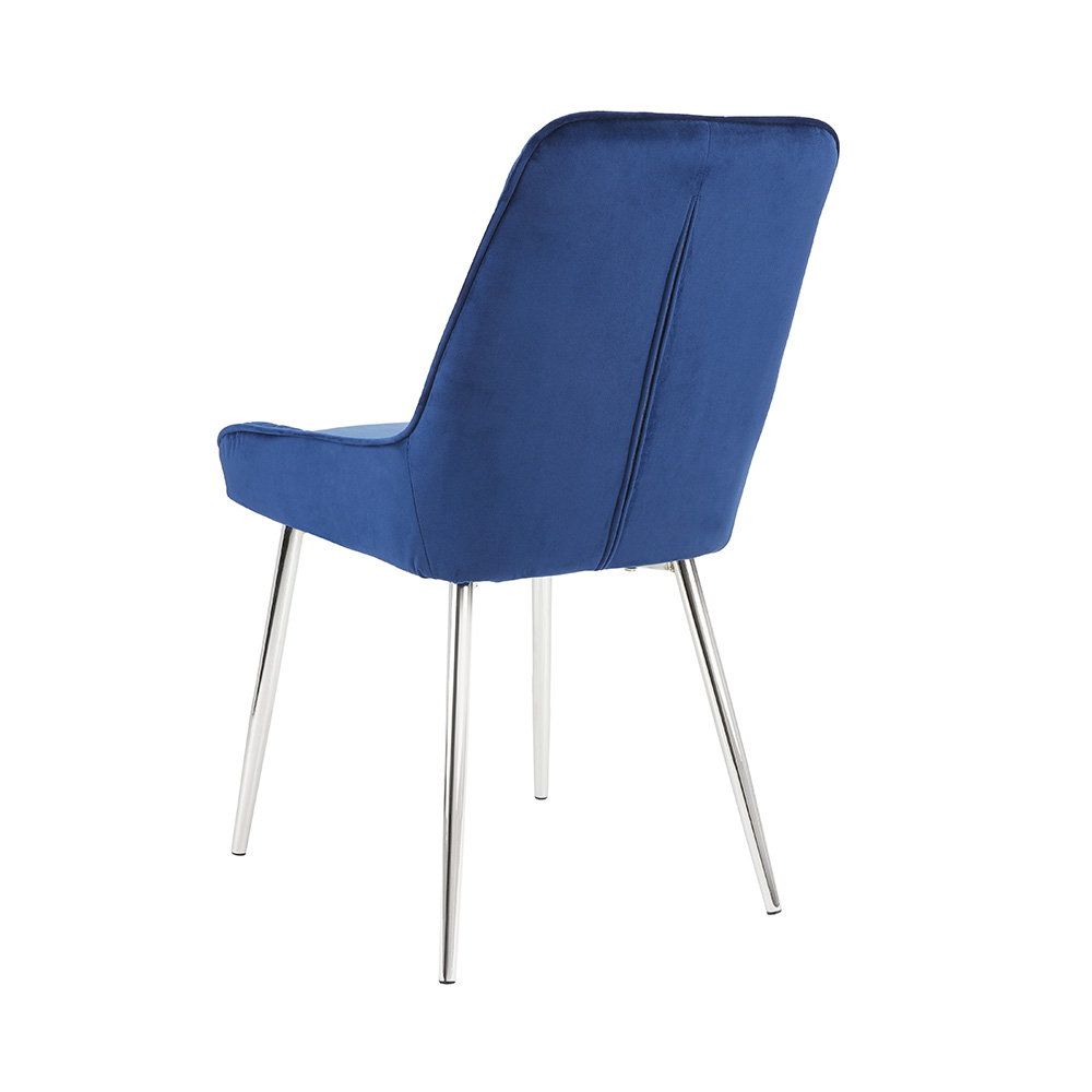 Emily Dining Chair: Blue Velvet 